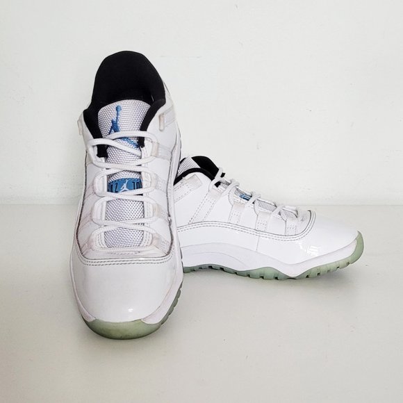 Jordan 11 Retro Low Legend Blue Sneakers Shoes (PS) 505835-117 - Size Youth 2 - Picture 1 of 9